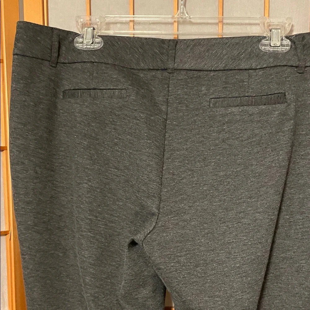 New York & Co Women’s Size 14 Average Dark Gray Dress Zip Up Wide Leg Pants